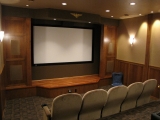 Interior view home theater