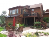 back view & patio