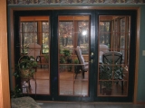 Interior view from house into porch